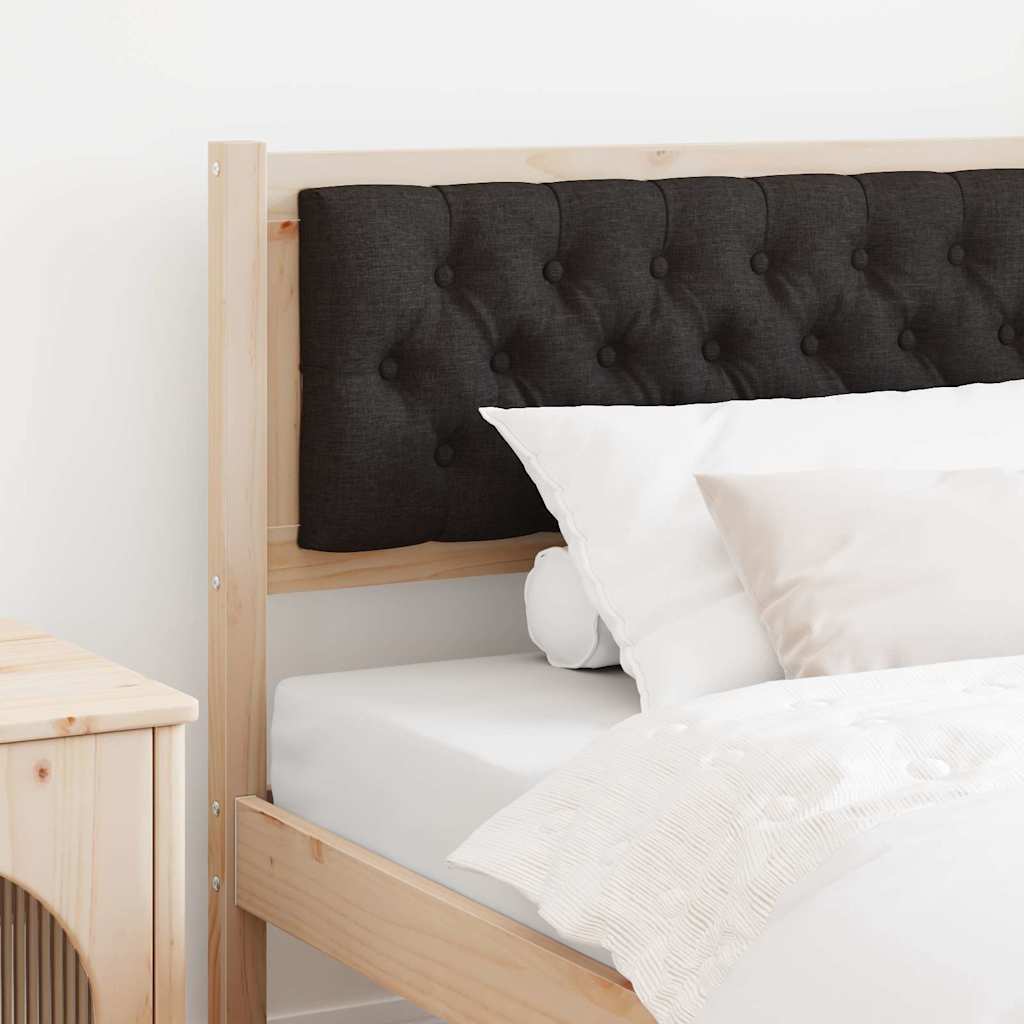 vidaXL Kopfteil Sonstiges Braun und Schwarz 100 cm Massivholz Kiefer