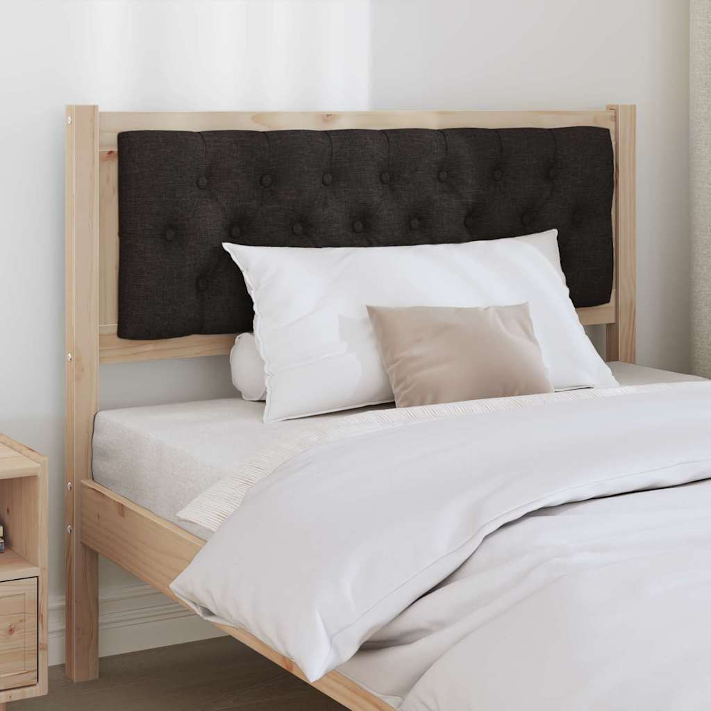 vidaXL Kopfteil Sonstiges Braun und Schwarz 100 cm Massivholz Kiefer