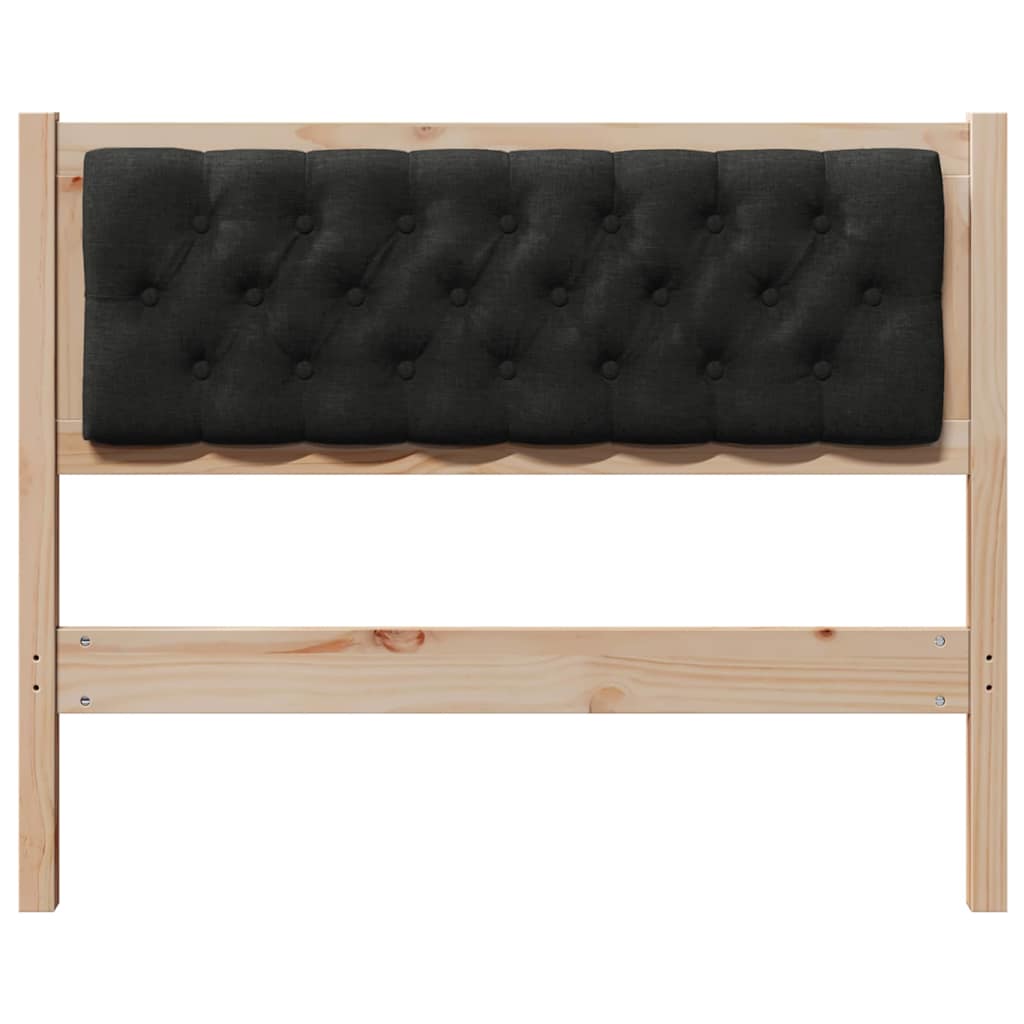 vidaXL Kopfteil Sonstiges Braun und Schwarz 100 cm Massivholz Kiefer