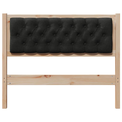 vidaXL Kopfteil Sonstiges Braun und Schwarz 100 cm Massivholz Kiefer