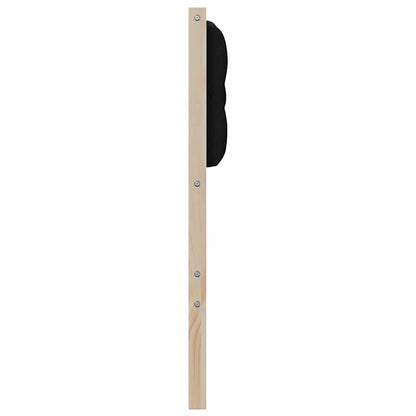 vidaXL Kopfteil Sonstiges Braun und Schwarz 100 cm Massivholz Kiefer