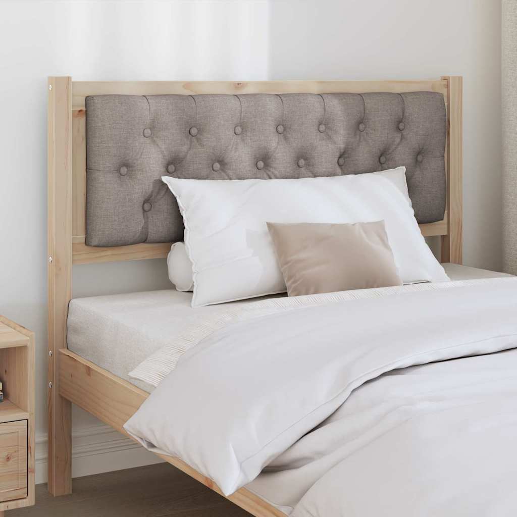 vidaXL Kopfteil Sonstiges Braun und Taupe 100 cm Massivholz Kiefer