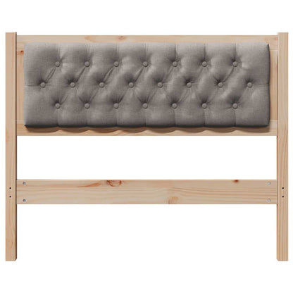 vidaXL Kopfteil Sonstiges Braun und Taupe 100 cm Massivholz Kiefer