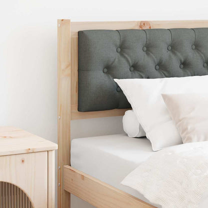 vidaXL Kopfteil Sonstiges Braun und Dunkelgrau 90 cm Massivholz Kiefer