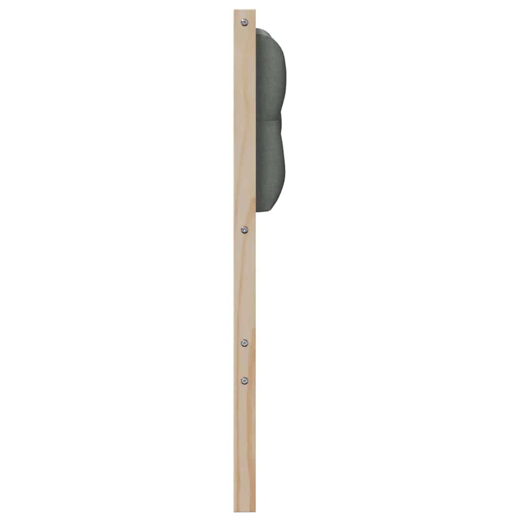 vidaXL Kopfteil Sonstiges Braun und Dunkelgrau 90 cm Massivholz Kiefer