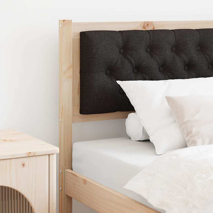 vidaXL Kopfteil Sonstiges Braun und Schwarz 90 cm Massivholz Kiefer
