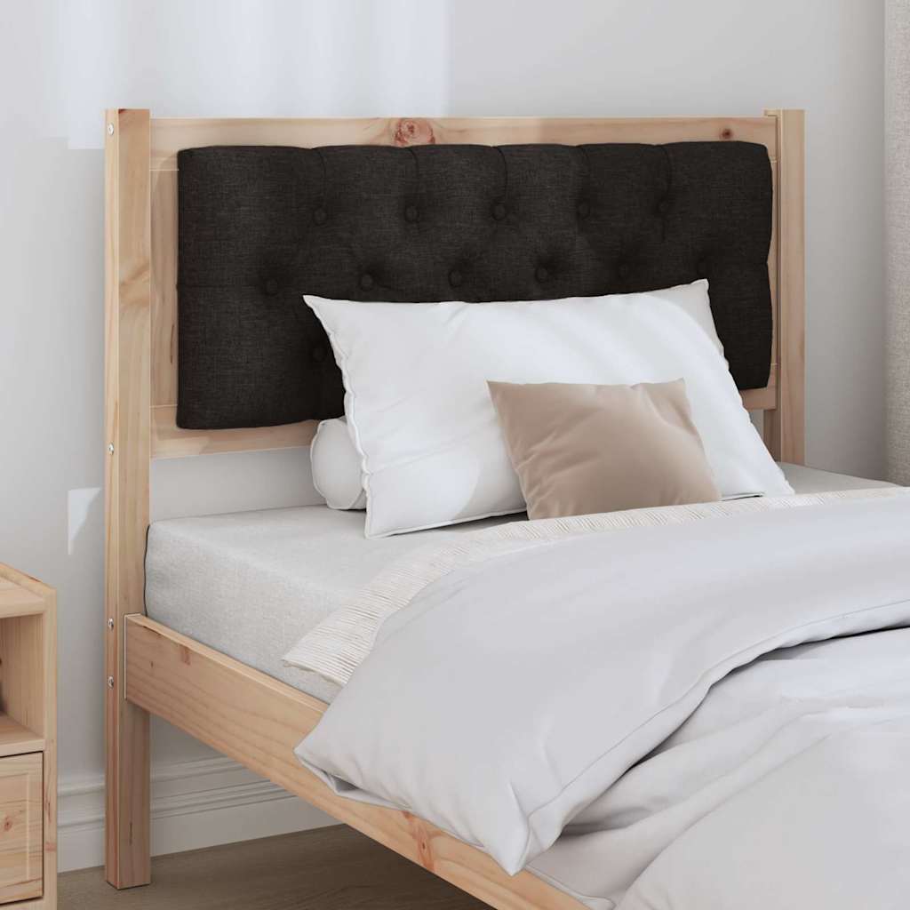 vidaXL Kopfteil Sonstiges Braun und Schwarz 90 cm Massivholz Kiefer