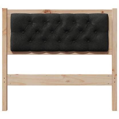 vidaXL Kopfteil Sonstiges Braun und Schwarz 90 cm Massivholz Kiefer
