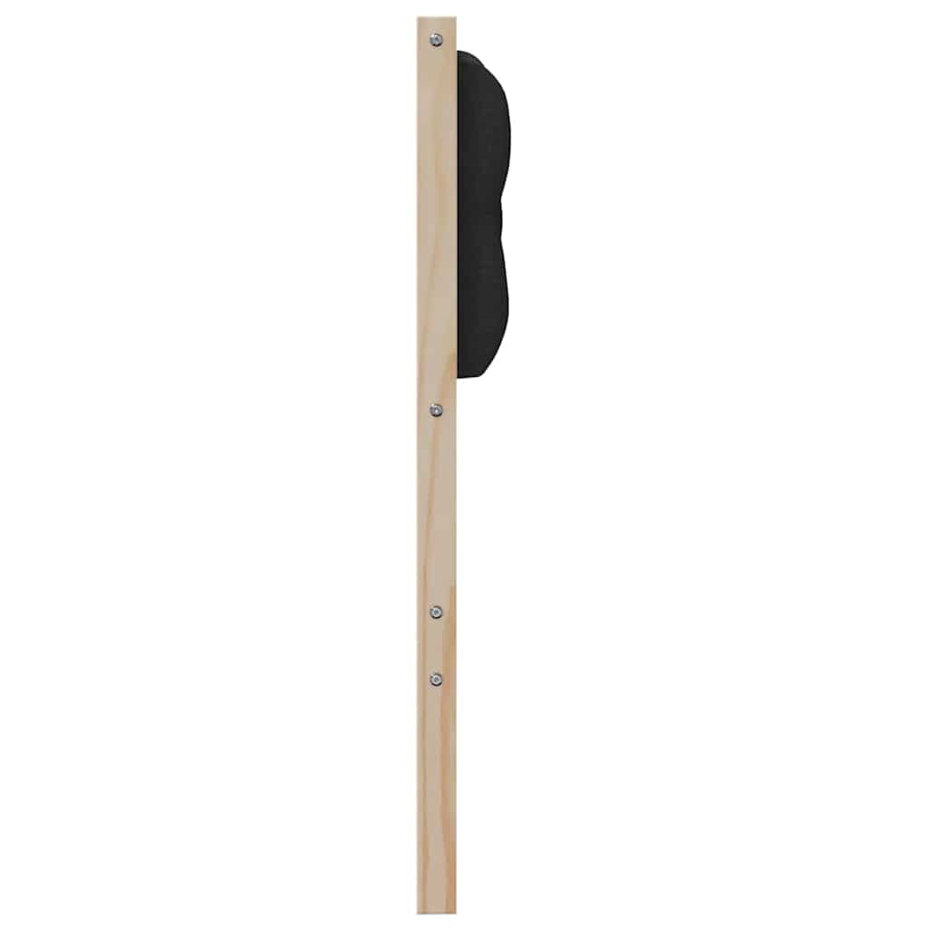 vidaXL Kopfteil Sonstiges Braun und Schwarz 90 cm Massivholz Kiefer