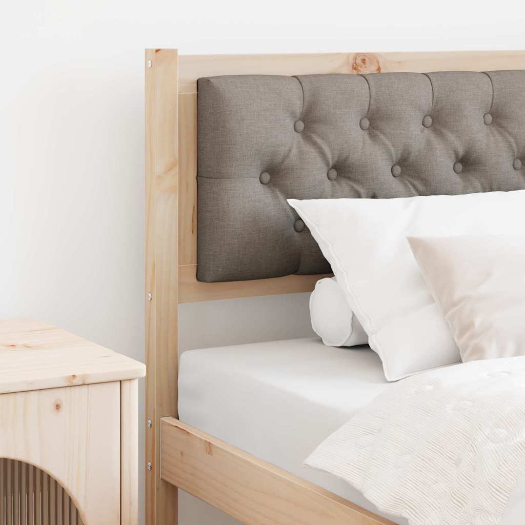 vidaXL Kopfteil Sonstiges Braun und Taupe 90 cm Massivholz Kiefer