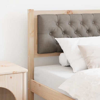 vidaXL Kopfteil Sonstiges Braun und Taupe 90 cm Massivholz Kiefer