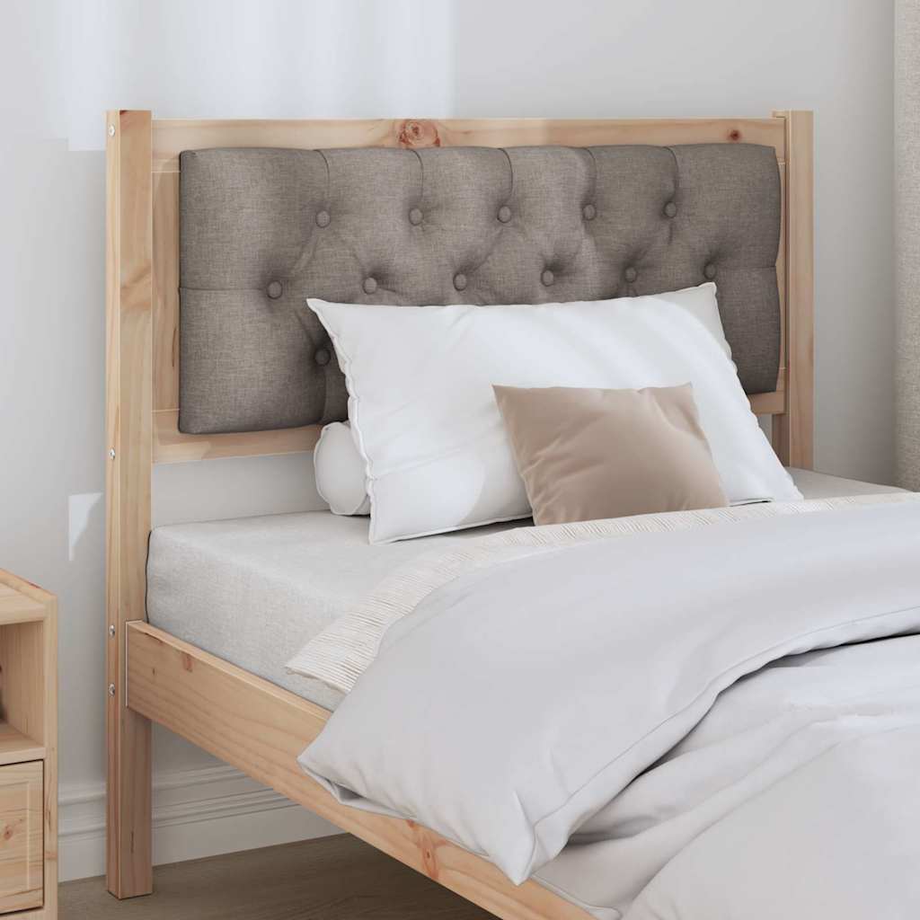 vidaXL Kopfteil Sonstiges Braun und Taupe 90 cm Massivholz Kiefer