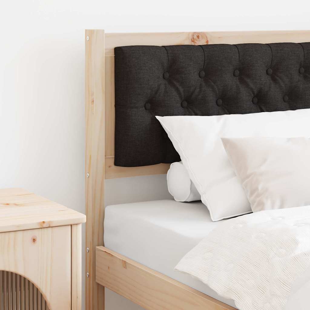 vidaXL Kopfteil Sonstiges Braun und Schwarz 80 cm Massivholz Kiefer