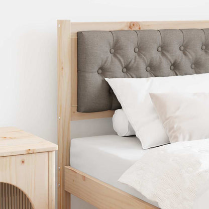 vidaXL Kopfteil Sonstiges Braun und Taupe 80 cm Massivholz Kiefer