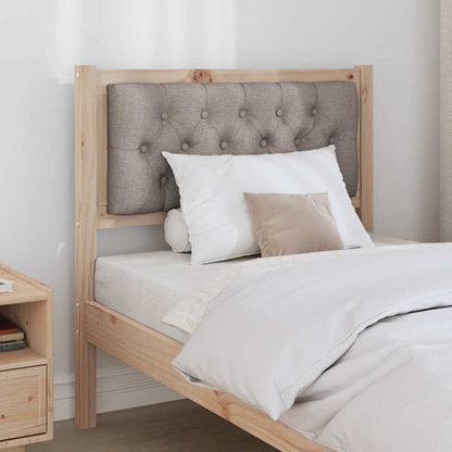 vidaXL Kopfteil Sonstiges Braun und Taupe 80 cm Massivholz Kiefer