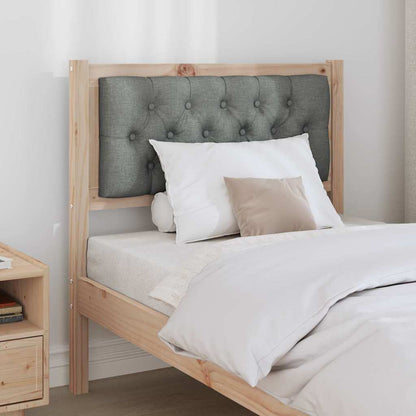 vidaXL Kopfteil Sonstiges Braun und Dunkelgrau 75 cm Massivholz Kiefer