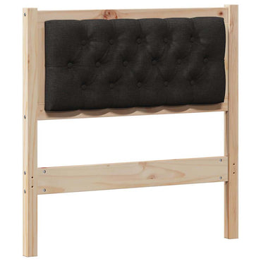 vidaXL Kopfteil Sonstiges Braun und Schwarz 75 cm Massivholz Kiefer