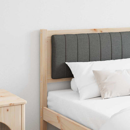 vidaXL Gepolstertes Kopfteil Braun 180 cm Massives Kiefernholz