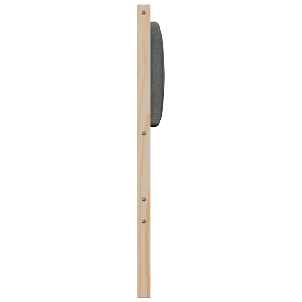 vidaXL Gepolstertes Kopfteil Braun 180 cm Massives Kiefernholz