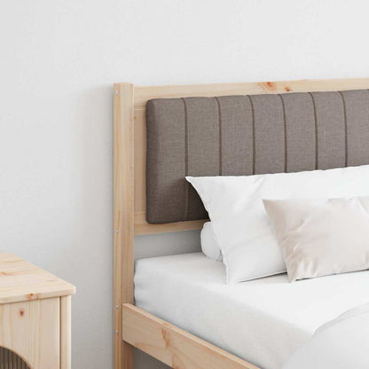 vidaXL Tête de lit rembourrée Marron 180 cm Bois de pin massif