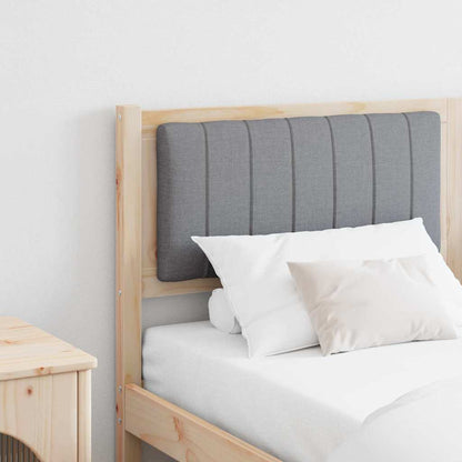vidaXL Tête de lit rembourrée marron 160 cm Bois de pin massif