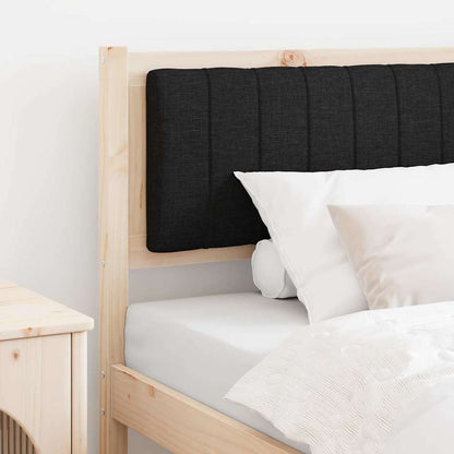 vidaXL Gepolstertes Kopfteil Braun 100 cm Massives Kiefernholz