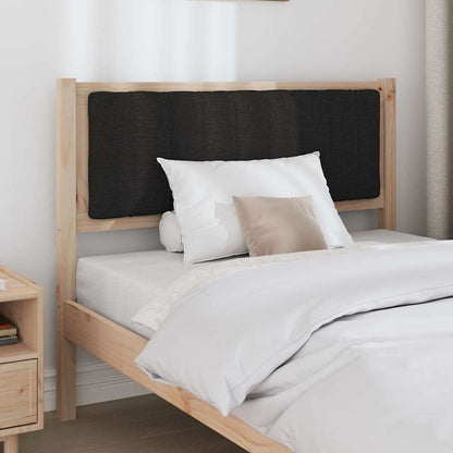 vidaXL Gepolstertes Kopfteil Braun 100 cm Massives Kiefernholz