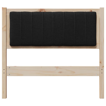 Gepolstertes Kopfteil Braun 90 cm Massives Kiefernholz