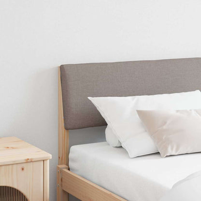 vidaXL Gepolstertes Kopfteil Taupe 180 cm Massives Kiefernholz