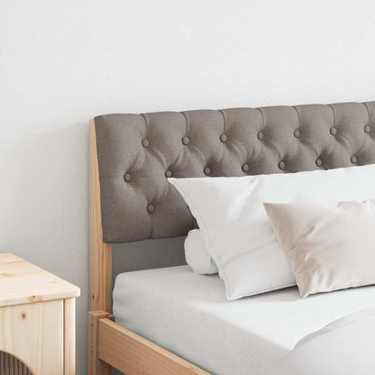 vidaXL Gepolstertes Kopfteil Taupe 180 cm Massives Kiefernholz
