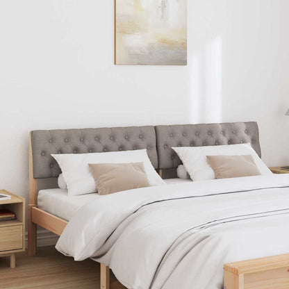 vidaXL Gepolstertes Kopfteil Taupe 180 cm Massives Kiefernholz