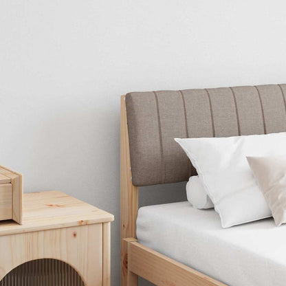 vidaXL Gepolstertes Kopfteil Taupe 180 cm Massives Kiefernholz