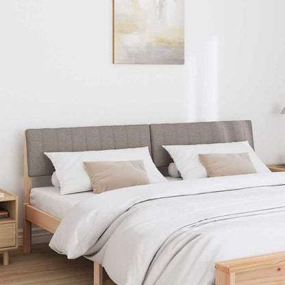 vidaXL Gepolstertes Kopfteil Taupe 180 cm Massives Kiefernholz