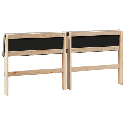 vidaXL Gepolstertes Kopfteil Taupe 180 cm Massives Kiefernholz
