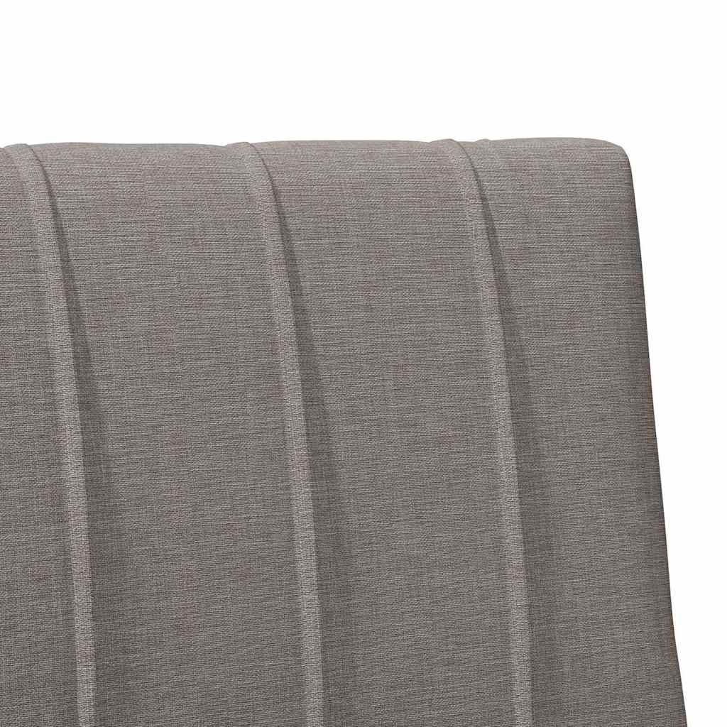 vidaXL Gepolstertes Kopfteil Taupe 75 cm Massives Kiefernholz