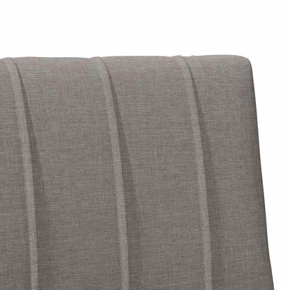 vidaXL Gepolstertes Kopfteil Taupe 75 cm Massives Kiefernholz