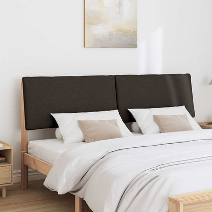 vidaXL Gepolstertes Kopfteil Schwarz 180 cm Massives Kiefernholz