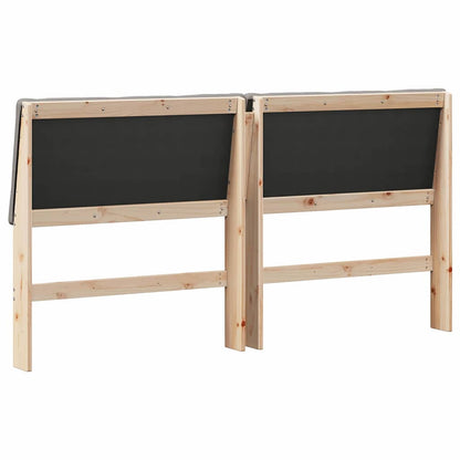 vidaXL Gepolstertes Kopfteil Taupe 180 cm Massives Kiefernholz