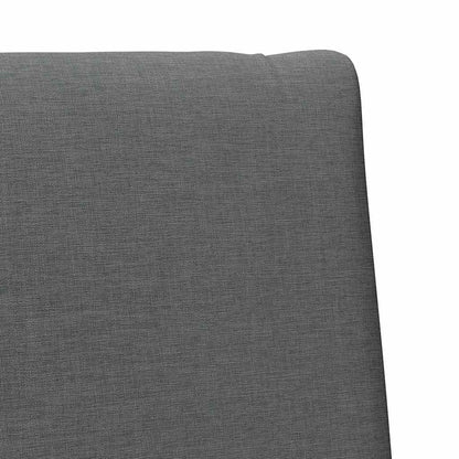 vidaXL Gepolstertes Kopfteil Dunkelgrau 100 cm Massives Kiefernholz