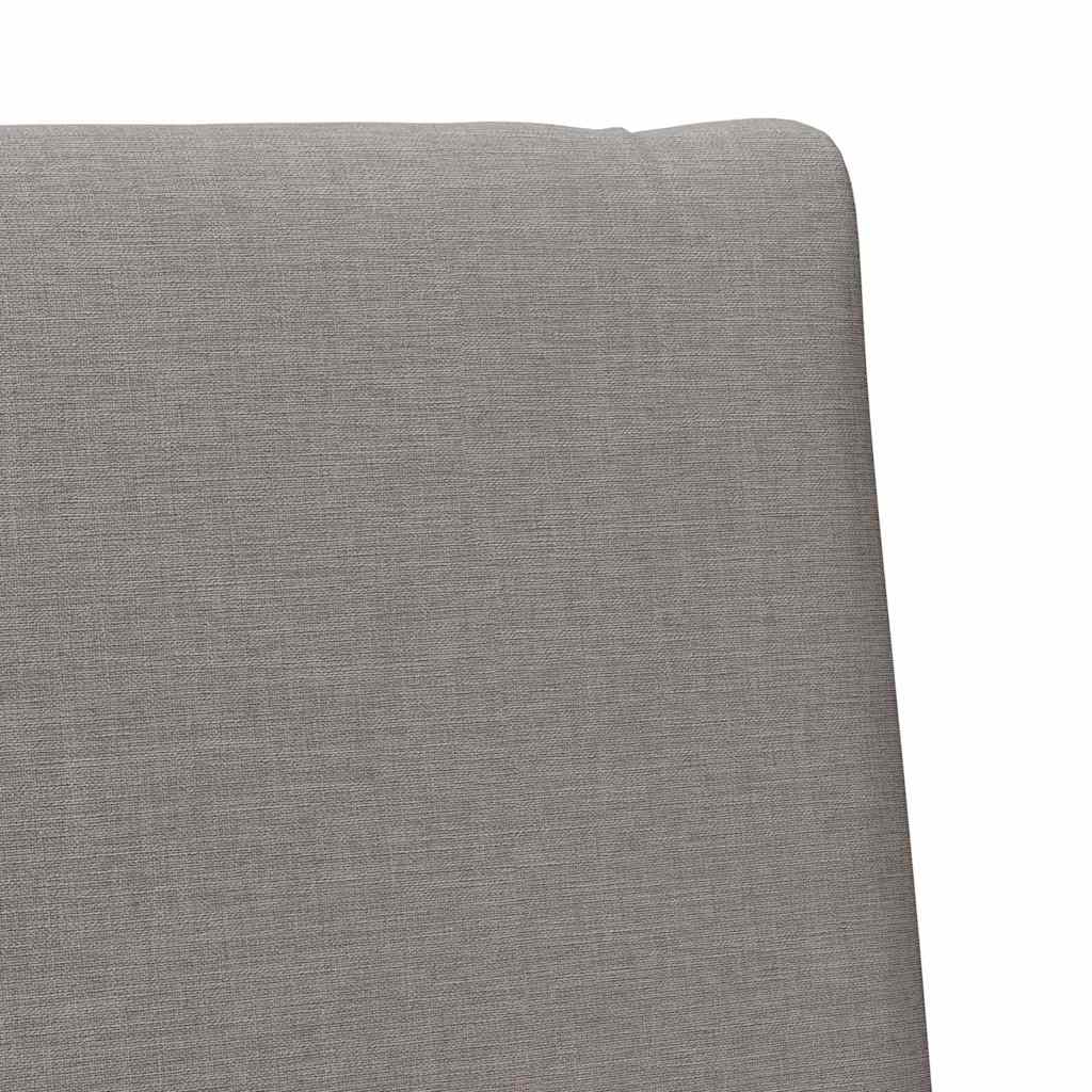 vidaXL Gepolstertes Kopfteil Taupe 100 cm Massives Kiefernholz