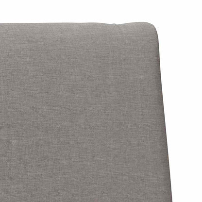 vidaXL Gepolstertes Kopfteil Taupe 100 cm Massives Kiefernholz