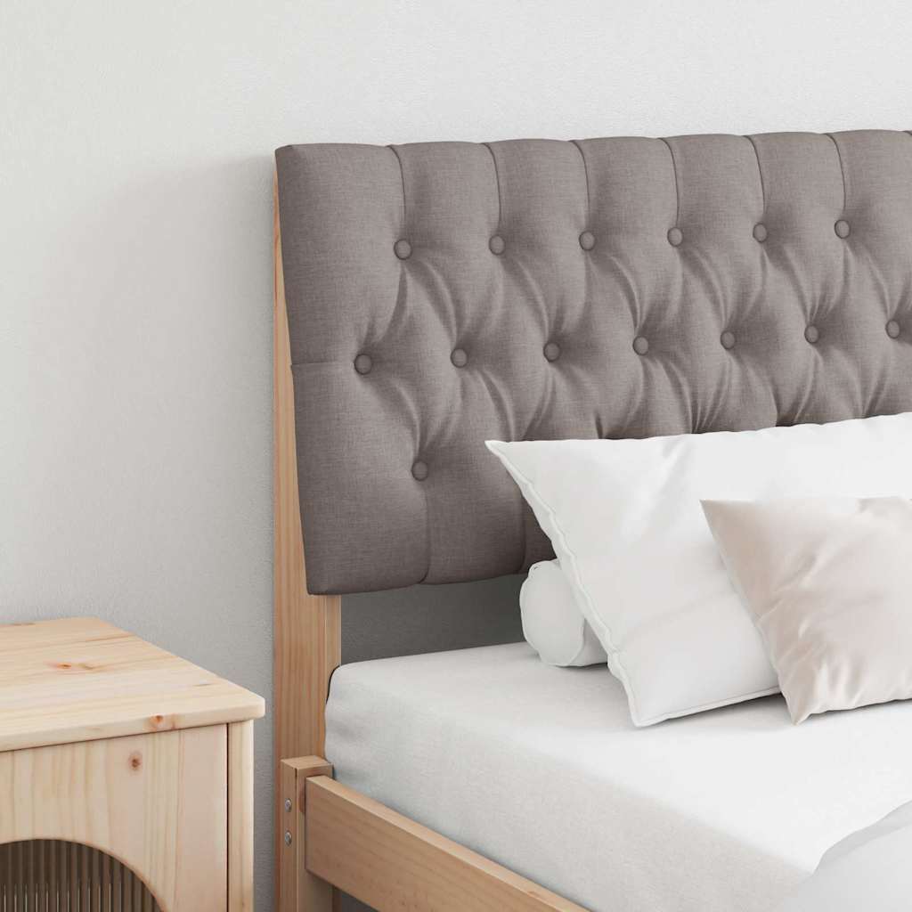 vidaXL Gepolstertes Kopfteil Taupe 180 cm Massives Kiefernholz
