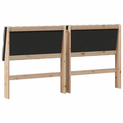 vidaXL Gepolstertes Kopfteil Taupe 180 cm Massives Kiefernholz