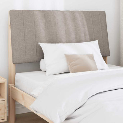 vidaXL Gepolstertes Kopfteil Taupe 100 cm Massives Kiefernholz