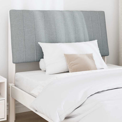 Gepolstertes Kopfteil Hellgrau 100 cm Massives Kiefernholz