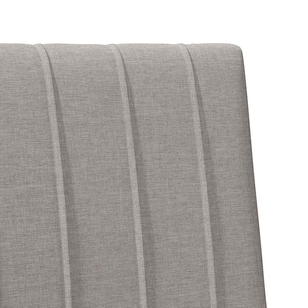 vidaXL Gepolstertes Kopfteil Taupe 90 cm Massives Kiefernholz