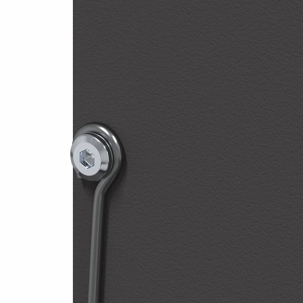 Kaninchenfütterer Schwarz 12,5 x 12,5 x 25 cm