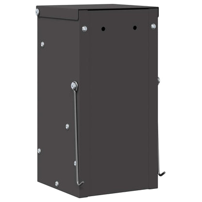 Kaninchenfütterer Schwarz 12,5 x 12,5 x 25 cm