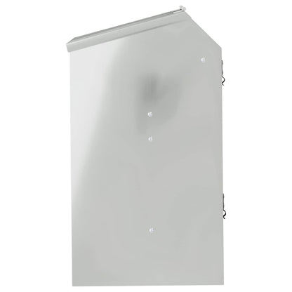 Kaninchenfütterer Silber 33,5 x 25,5 x 45,5 cm Verzinkter Stahl