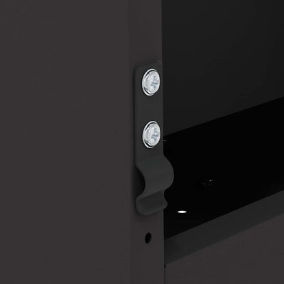 Kaninchenfütterer Schwarz 64,5 x 25,5 x 45,5 cm